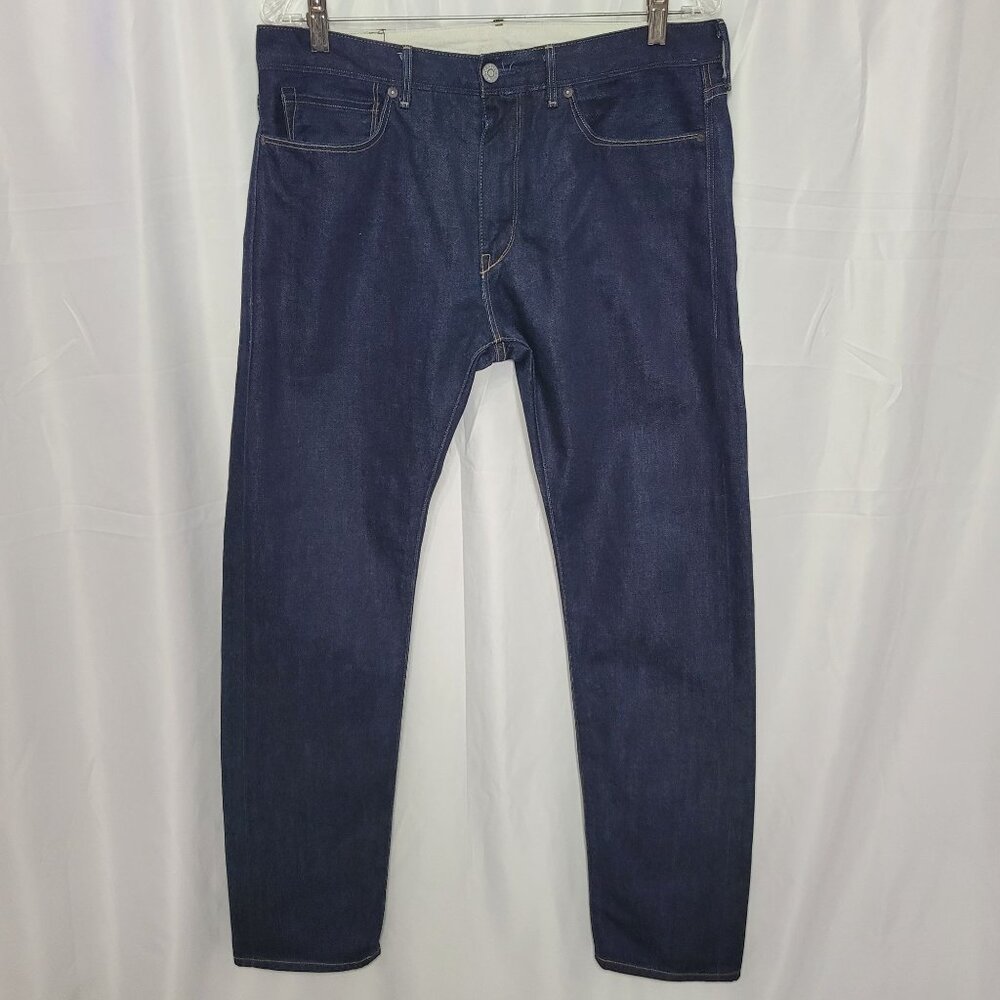 LEVI'S Made & Crafted Tack Slim Red Line Selvedge Big "E" Men's Jeans Size 34x32